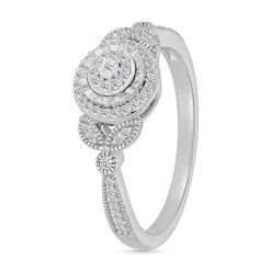 Diamond Promise Ring In Sterling Silver (1/6 Ct. Tw.)