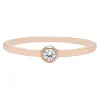Diamond Ring In 10K Rose Gold
