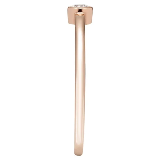 Diamond Ring In 10K Rose Gold