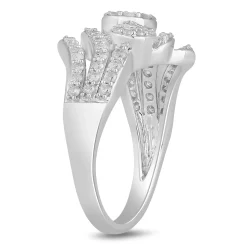 Diamond Ring In 10K White Gold (1 Ct. Tw.)