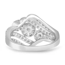 Diamond Ring In 10K White Gold (1 Ct. Tw.)
