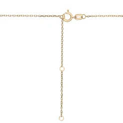Diamond Round Solitaire Bezel-Set Pendant In 14K Yellow Gold (1/10 Ct. Tw.)