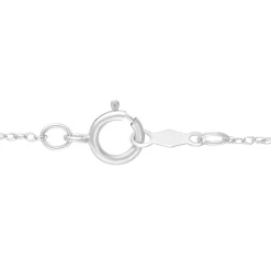 Diamond Tapered Cross In 10K White Gold (1/5 Ct. Tw.)