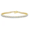 Diamond Tennis Bracelet In 14K Yellow Gold (12 Ct. Tw.)