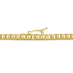 Diamond Tennis Necklace In 10K Yellow Gold, 24" (2 Ct. Tw.)