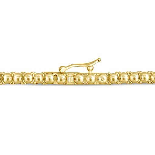 Diamond Tennis Necklace In 10K Yellow Gold, 24" (2 Ct. Tw.)