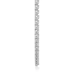Diamond Tennis Necklace In 10K White Gold (2 1/2 Ct. Tw.)