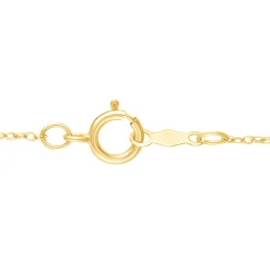 Diamond Tipped Cross Pendant In 10K Yellow Gold (1/8 Ct. Tw.)