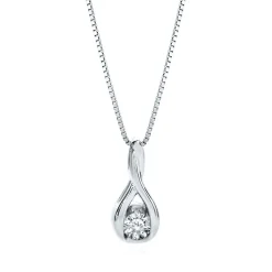 Diamond Twist Pendant