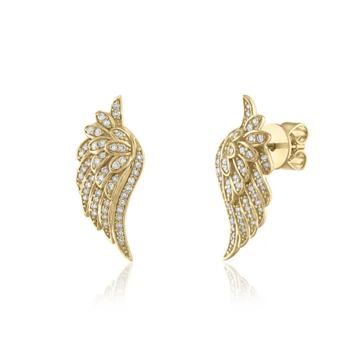 Diamond Wing Earrings (1/4 Ct. Tw.)