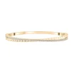 Diamond 'X' Bangle Bracelet In Vermeil (1/3 Ct. Tw.)