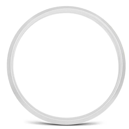 Domed Wedding Band In Platinum, 4Mm