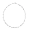 Double-Strand Bead Anklet In Sterling Silver, 10"