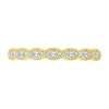 Faux-Marquise Diamond Stack Band In 10K Yellow Gold (1/10 Ct. Tw.)
