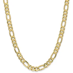 Figaro Chain In 14K Yellow Gold, 22"