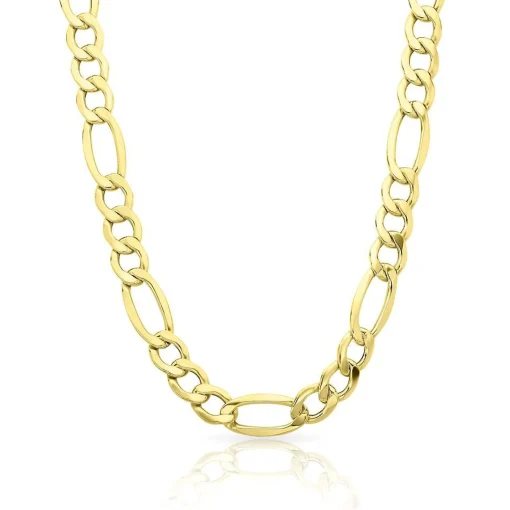 Figaro Chain In 14K Yellow Gold, 22"