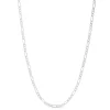 Figaro Link Chain In Sterling Silver, 2.8Mm, 18"