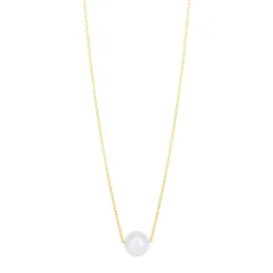 Freshwater Cultured Pearl Pendant In 10K Yellow Gold
