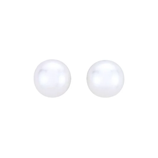Freshwater Cultured Pearl Earrings In 10K Yellow Gold