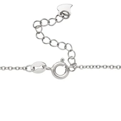 Freshwater Cultured Teardrop Pearl Pendant With White Topaz In Sterling Silver