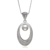Freshwater Pearl Pendant In Sterling Silver