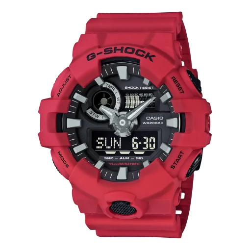 Ga-700 Men's Watch In Red Resin