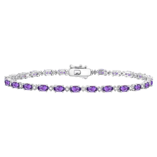 Gemstone & Diamond Bracelet