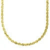 Glitter Rope Chain In 14K Yellow Gold, 20"