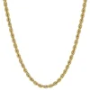 Glitter Rope Chain In 14K Yellow Gold, 22"