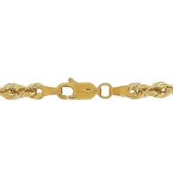 Glitter Rope Chain In 14K Yellow Gold, 22"