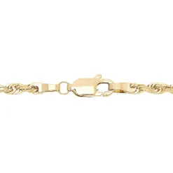Glitter Rope Chain In 14K Yellow Gold, 18"