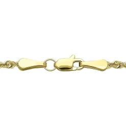 Glitter Rope Chain In 14K Yellow Gold, 18"