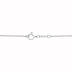 Graduated Cluster Diamond Necklace In 10K White Gold (2 Ct. Tw.)