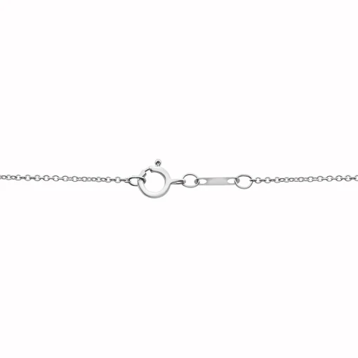 Graduated Cluster Diamond Necklace In 10K White Gold (2 Ct. Tw.)