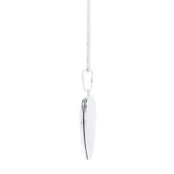 Heart Locket In Sterling Silver