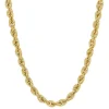 Hollow Glitter Rope Chain In , 30"