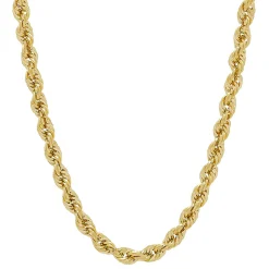 Hollow Glitter Rope Chain In , 30"