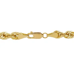 Hollow Glitter Rope Chain In , 30"