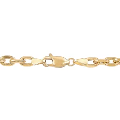 Hollow Link Chain In 14K Yellow Gold
