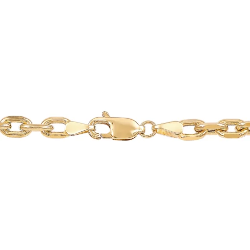 Hollow Link Chain In 14K Yellow Gold