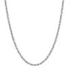 Hollow Rope Chain In 14K White Gold, 20"