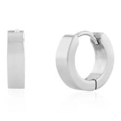 Hoop Earrings In Stainless Steel