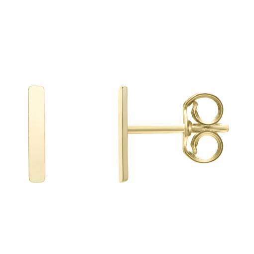 Initial Stud Earrings Letter In