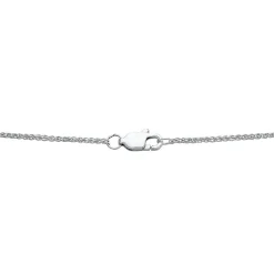 Lab Created Blue & White Sapphire Y-Necklace In Sterling Silver
