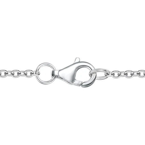 Lab Created Turquoise And Diamond Heart Necklace In Sterling Silver (1/4 Ct. Tw.)