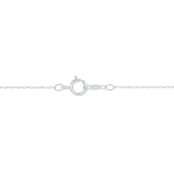 Lab Grown Diamond Bezel Heart Pendant In 14K White Gold (1/4 Ct. Tw.)