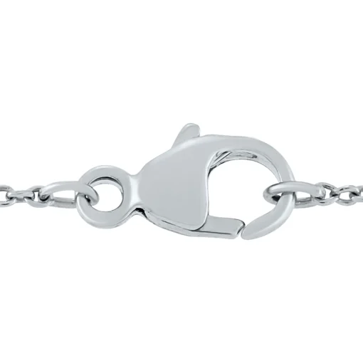 Lab Grown Diamond Cluster Necklace In 14K White Gold (3 Ct. Tw.)