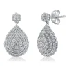 Lab Grown Diamond Drop Earrings In 14K White Gold (1 Ct. Tw.)