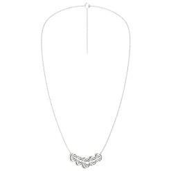 Lab Grown Diamond Five-Halo Necklace In 14K White Gold (2 Ct. Tw.)