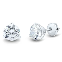 Lab Grown Diamond Martini Stud Earrings In 14K Gold (1 Ct. Tw.)